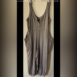 New without tags Free People Homebody oversized One piece romper jumpsuit size M